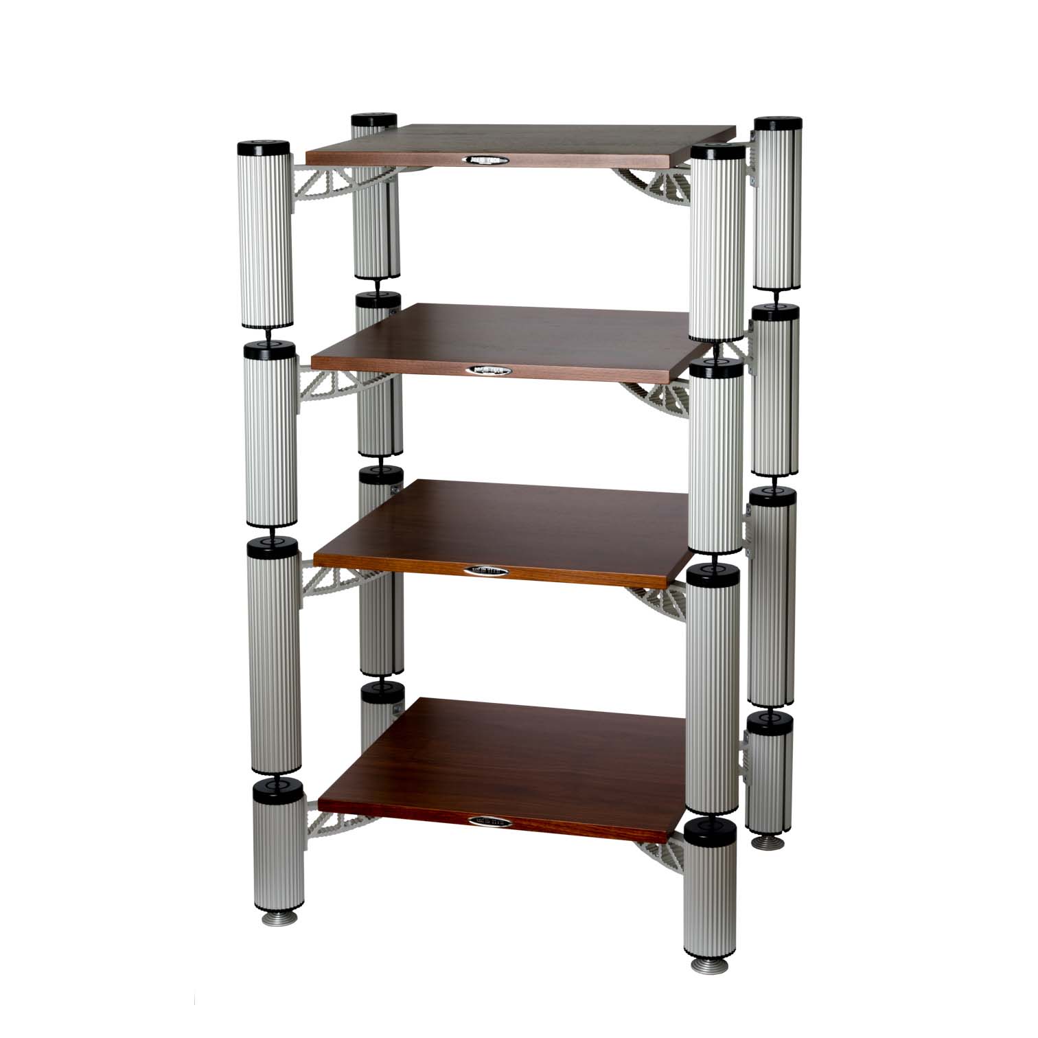 Hybrid Rack With Shelves in Walnut-image