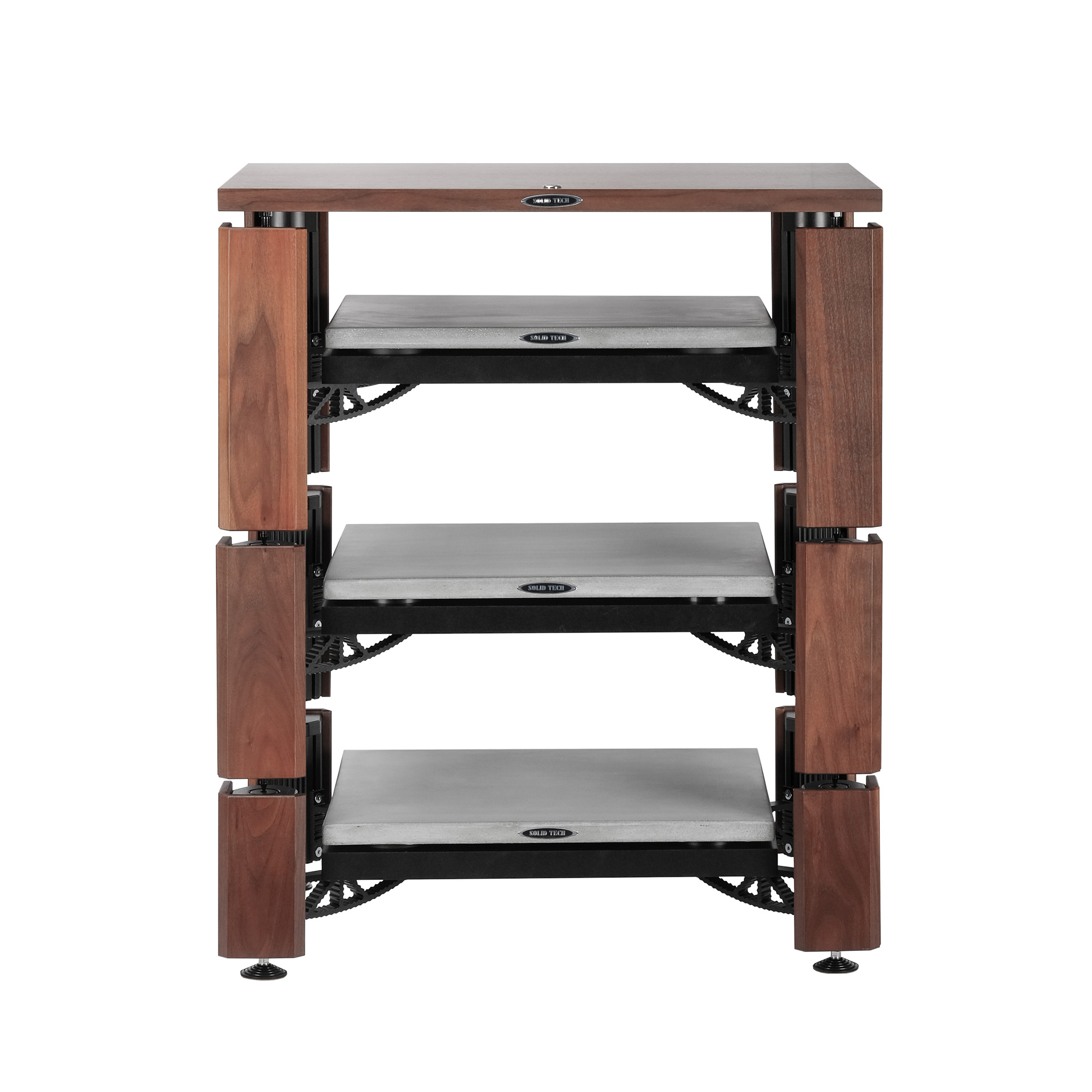 Hybrid Wood 3 Shelf-kit design with isolation shelf-kit HD in Walnut-image